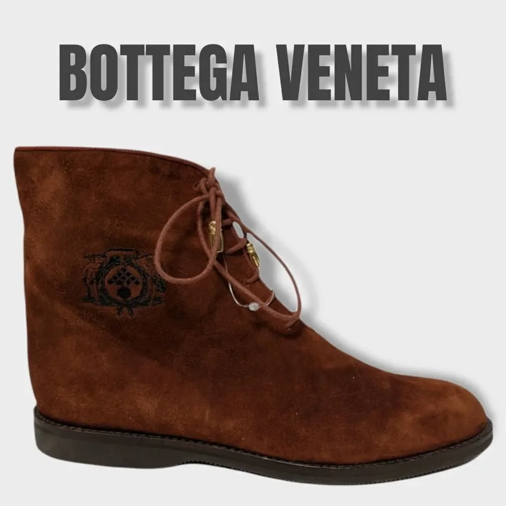 NWOB BOTTEGA VENETA Suede Ankle Booties 39.5